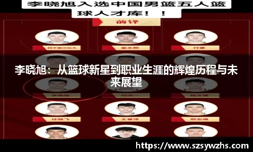 李晓旭：从篮球新星到职业生涯的辉煌历程与未来展望